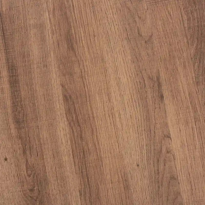 Tavolino da caffè moderno industriale Umar in legno con finitura marrone noce e metallo nero