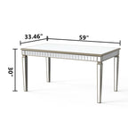 Tavolo da pranzo rettangolare contemporaneo