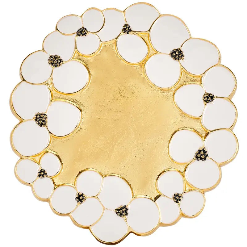 Tavolino decorativo floreale SAFAVIEH Augusta - 16 pollici di larghezza x 16 pollici di profondità x 18 pollici di altezza - 16 pollici di larghezza x 16 pollici di profondità x 18 pollici di altezza