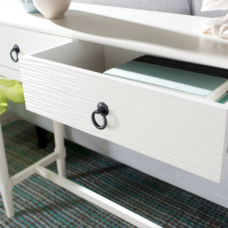 Tavolo consolle SAFAVIEH Barbra a 2 cassetti - 35,5 L x 13 P x 29,5 A - 36 L x 13 P x 30 A