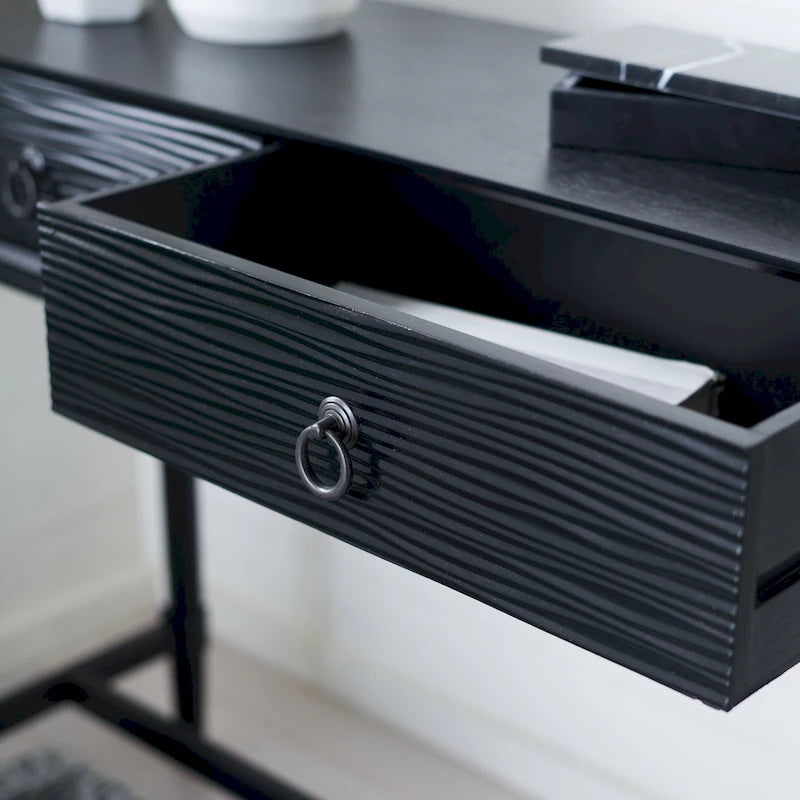 Tavolo consolle SAFAVIEH Barbra a 2 cassetti - 35,5 L x 13 P x 29,5 A - 36 L x 13 P x 30 A