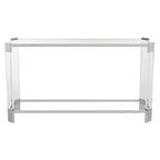 Tavolo consolle in acrilico SAFAVIEH Couture Orveig - 52 L x 15 P x 29 A - 52 L x 15 P x 29 A