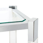 Tavolo consolle in acrilico SAFAVIEH Couture Orveig - 52 L x 15 P x 29 A - 52 L x 15 P x 29 A