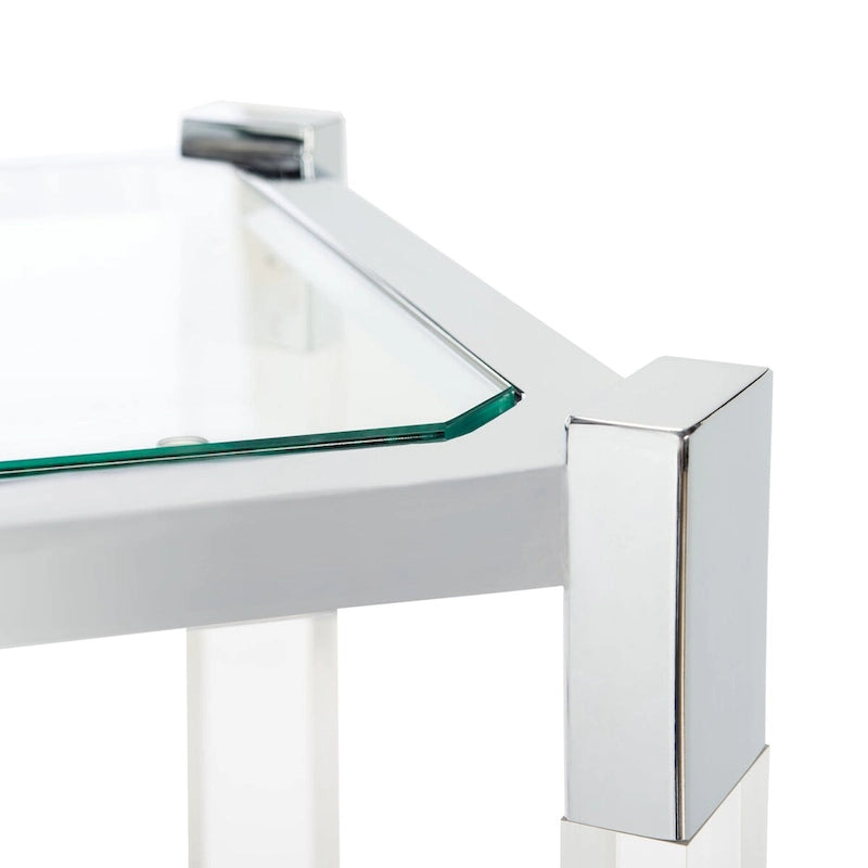 Tavolo consolle in acrilico SAFAVIEH Couture Orveig - 52 L x 15 P x 29 A - 52 L x 15 P x 29 A