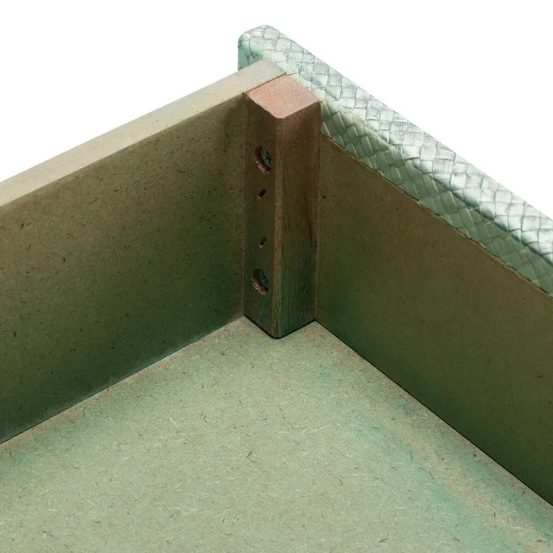 Consolle Francisca SAFAVIEH con 2 cassetti e 1 ripiano - 31 L x 14 P x 30 A - 31 L x 14 P x 30 A