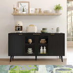 Tavolo da buffet JASIWAY con ante in vetro