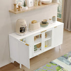 Tavolo da buffet JASIWAY con ante in vetro