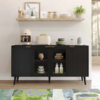 Tavolo da buffet JASIWAY con ante in vetro