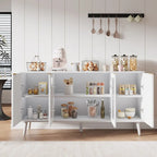 Tavolo da buffet JASIWAY con ante in vetro