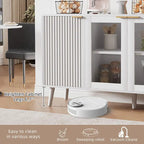 Tavolo da buffet JASIWAY con ante in vetro