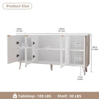 Tavolo da buffet JASIWAY con ante in vetro