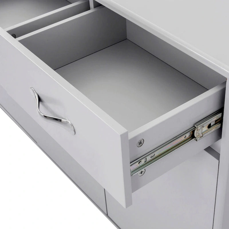 Tavolino moderno, con cassetto e ante