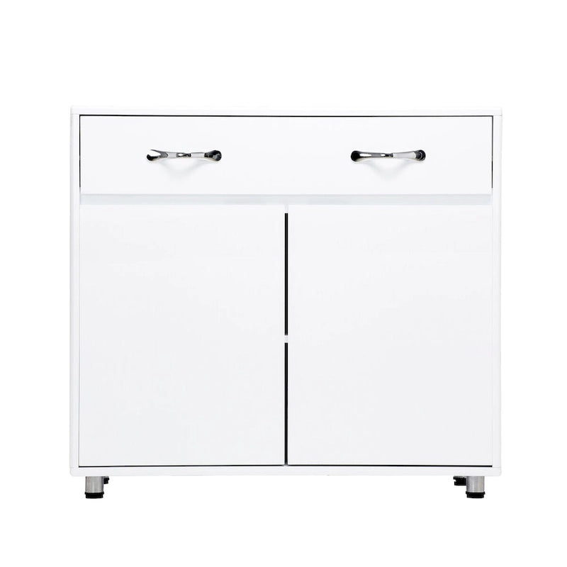 Tavolino moderno, con cassetto e ante