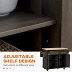 Carrello da cucina moderno con isola mobile 2024 con portaspezie