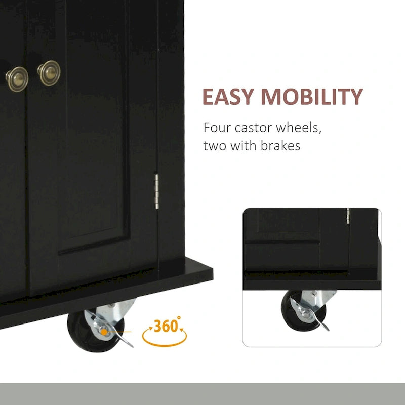 Carrello da cucina moderno con isola mobile 2024 con portaspezie