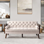 Divano letto pieghevole regolabile in stile moderno di metà secolo per soggiorno