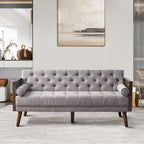 Divano letto pieghevole regolabile in stile moderno di metà secolo per soggiorno