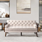 Divano letto pieghevole regolabile in stile moderno di metà secolo per soggiorno