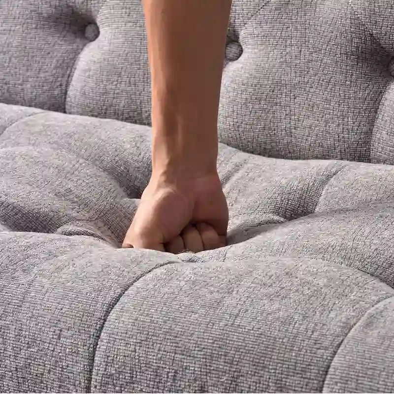 Divano letto pieghevole regolabile in stile moderno di metà secolo per soggiorno