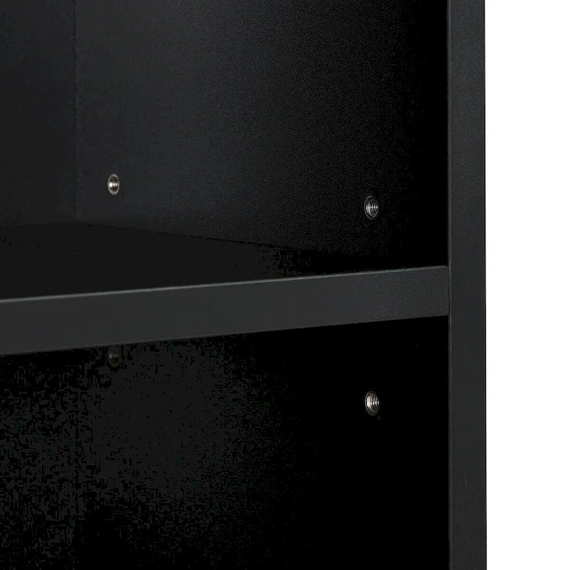 Torre portaoggetti multimediale a 8 livelli, mobiletto portaoggetti sottile per CD e DVD con ripiani regolabili, libreria multifunzionale a due piani