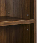 Torre portaoggetti multimediale a 8 livelli, mobiletto portaoggetti sottile per CD e DVD con ripiani regolabili, libreria multifunzionale a due piani