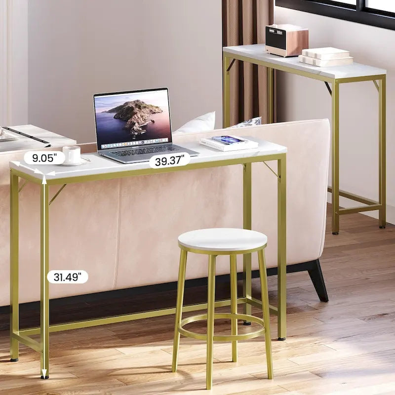 9.1 Tavolo consolle stretto