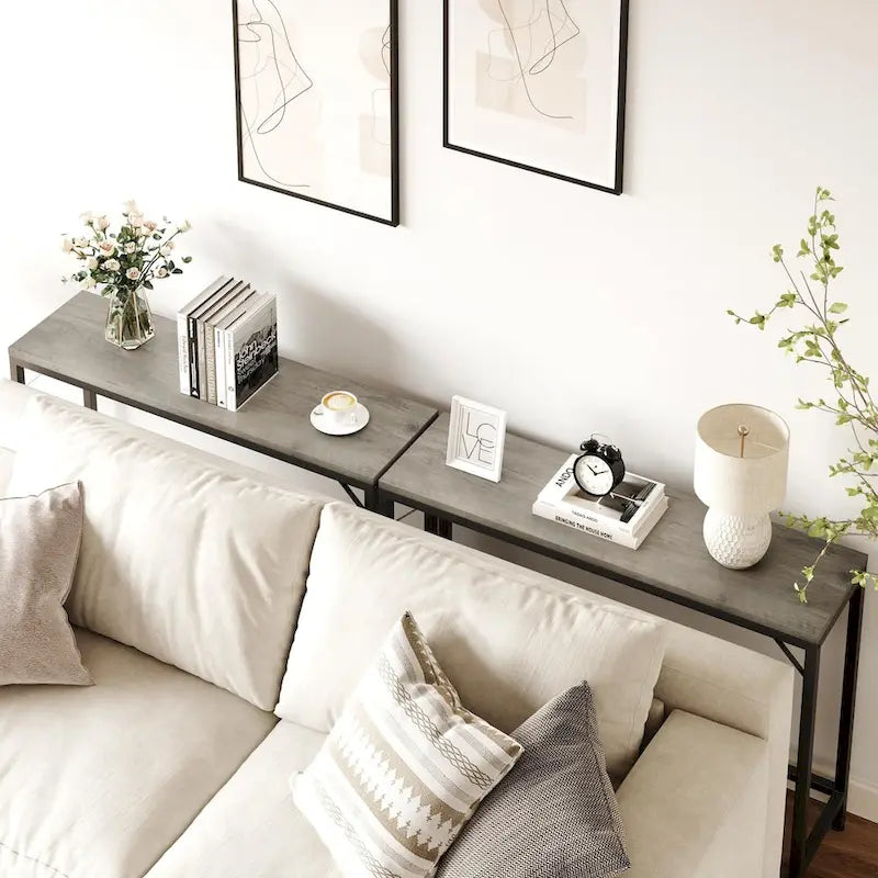 9.1 Tavolo consolle stretto