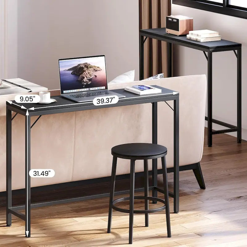 9.1 Tavolo consolle stretto