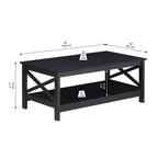 Tavolino da caffè moderno in stile fattoria Saint Birch Lambert