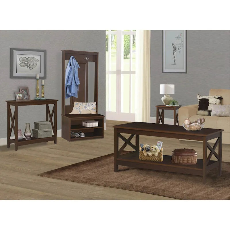 Tavolino da caffè moderno in stile fattoria Saint Birch Lambert