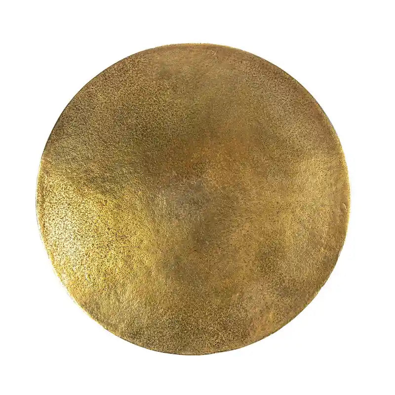 Tavolino decorativo nautico con base ad ancora - 15,0 L x 15,0 W x 19,0 H