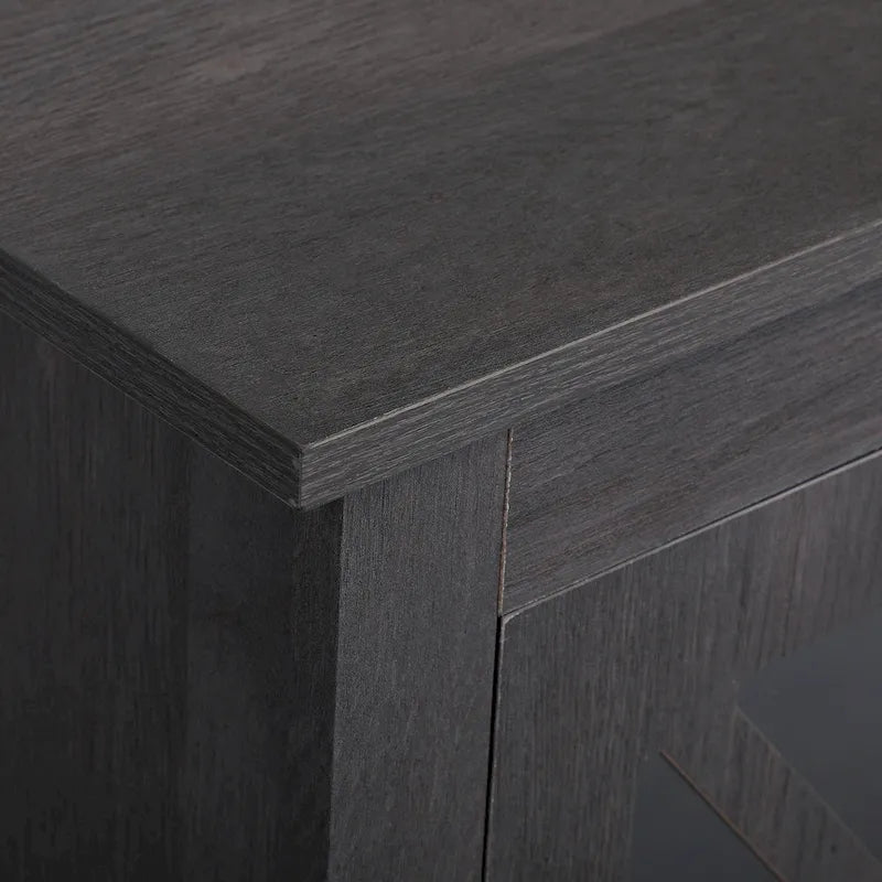 Set di 2 comodini industriali con anta