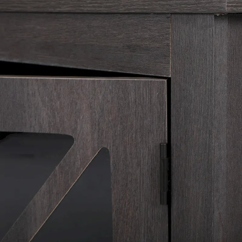 Set di 2 comodini industriali con anta