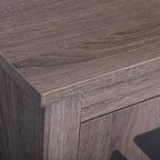 Set di 2 comodini industriali con anta