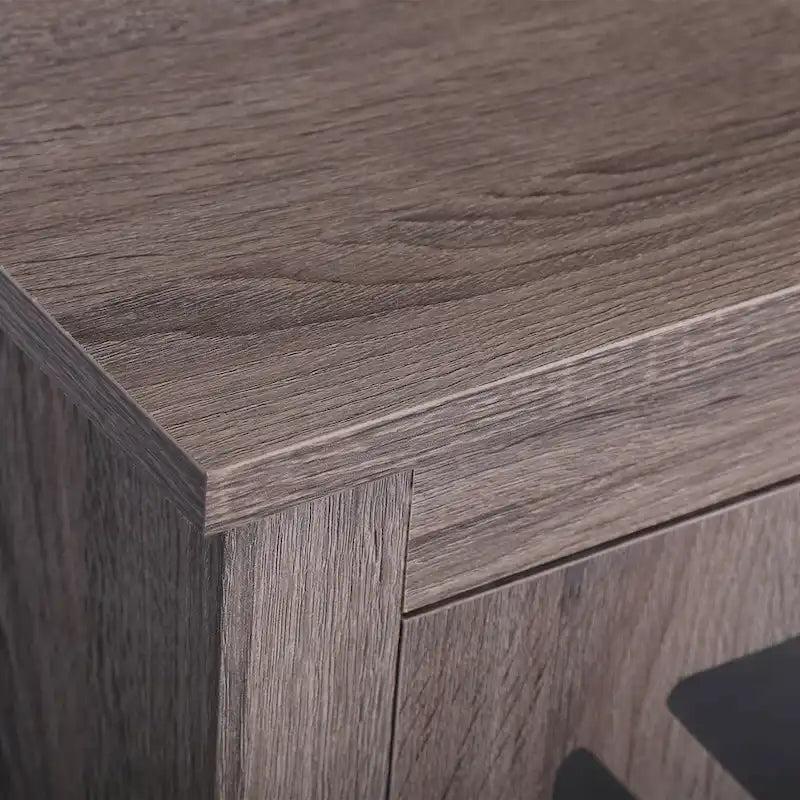 Set di 2 comodini industriali con anta