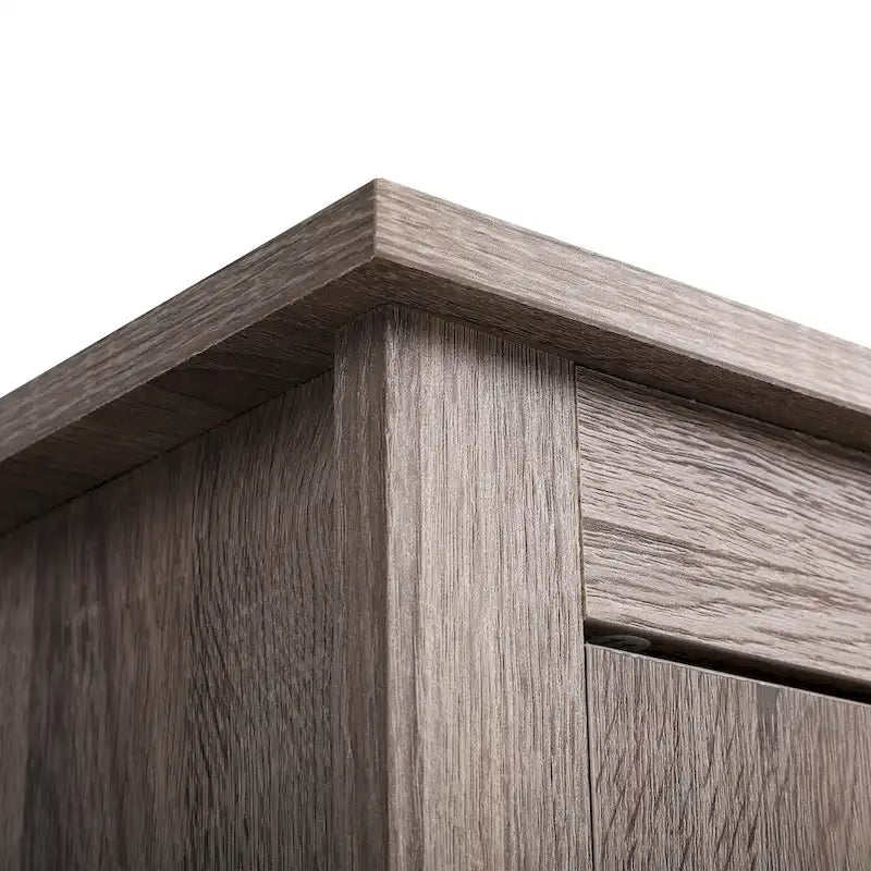 Set di 2 comodini industriali con anta