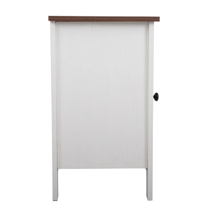 Set di 2 comodini industriali con anta