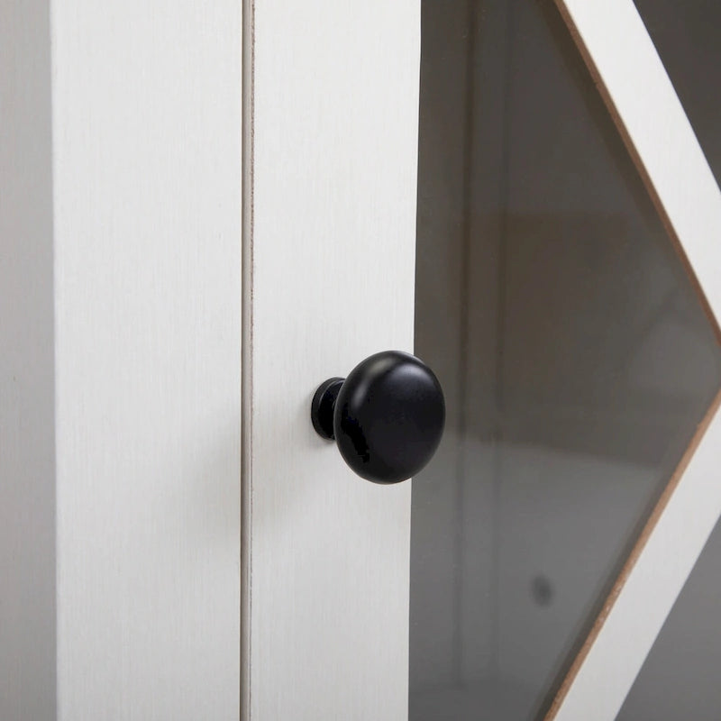 Set di 2 comodini industriali con anta