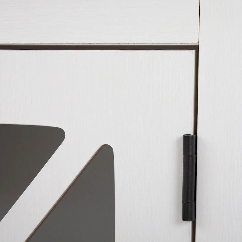 Set di 2 comodini industriali con anta