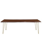 Tavolo da pranzo in legno di acacia con bordo vivo Ardor 96