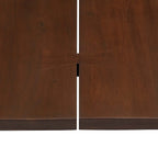 Tavolo da pranzo in legno di acacia con bordo vivo Ardor 96