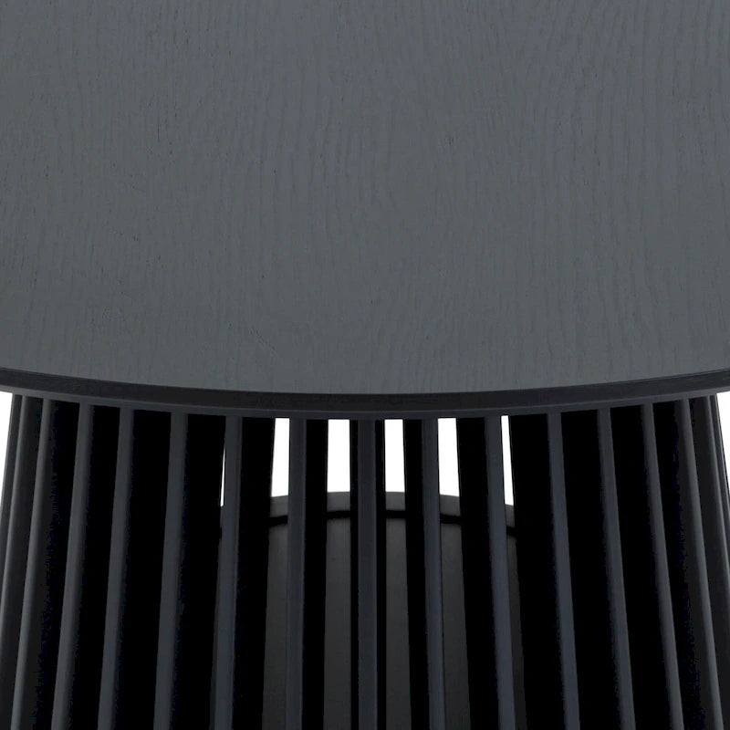 Tavolo da pranzo ovale in legno massello Pasadena da 79 pollici con base a doghe