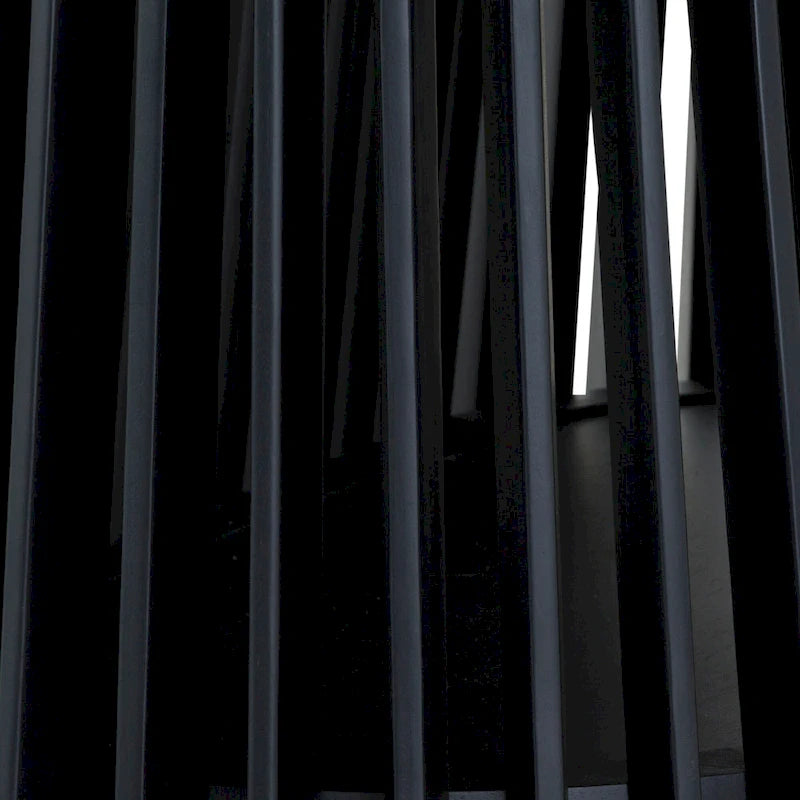 Tavolo da pranzo ovale in legno massello Pasadena da 79 pollici con base a doghe