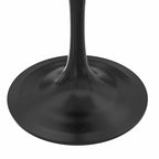 Tavolo da pranzo quadrato LeisureMod Verve con piano in resina e base in acciaio bianco per cucina e sala da pranzo