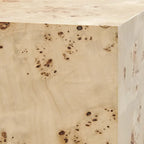 Tavolino da caffè quadrato Cosmos 36 in legno di radica - N/D