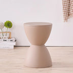 Tavolino laterale moderno con sgabello Prince, sgabello decorativo moderno e contemporaneo per accenti eleganti nella casa