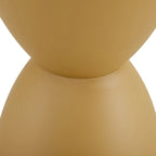 Tavolino laterale moderno con sgabello Prince, sgabello decorativo moderno e contemporaneo per accenti eleganti nella casa