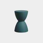 Tavolino laterale moderno con sgabello Prince, sgabello decorativo moderno e contemporaneo per accenti eleganti nella casa