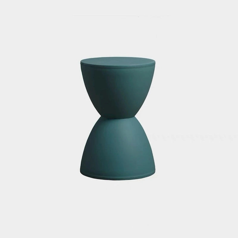 Tavolino laterale moderno con sgabello Prince, sgabello decorativo moderno e contemporaneo per accenti eleganti nella casa