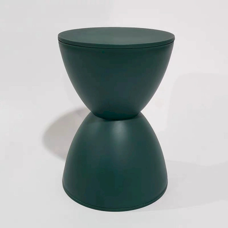 Tavolino laterale moderno con sgabello Prince, sgabello decorativo moderno e contemporaneo per accenti eleganti nella casa